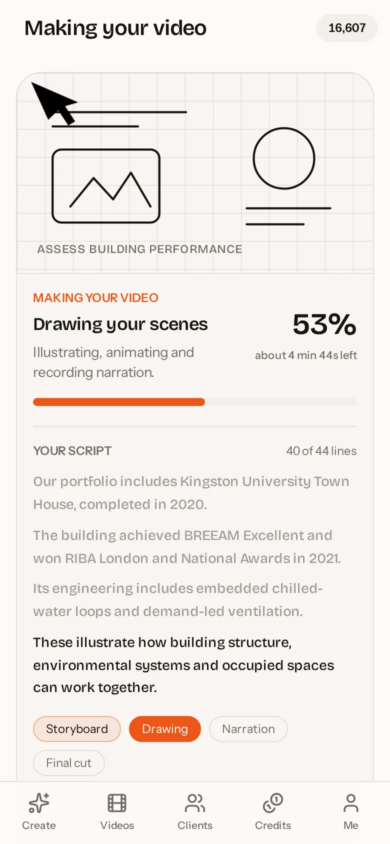 AutoScribble app: Watch your sketch video being drawn and narrated